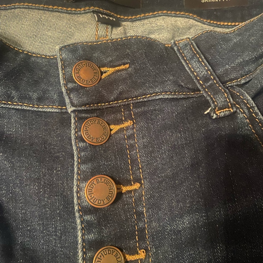 Judy Blue Button Fly Skinny Jean